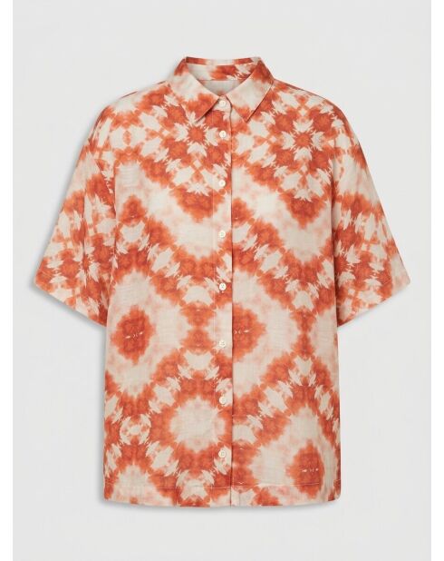 Camisa Janis con estampado coral