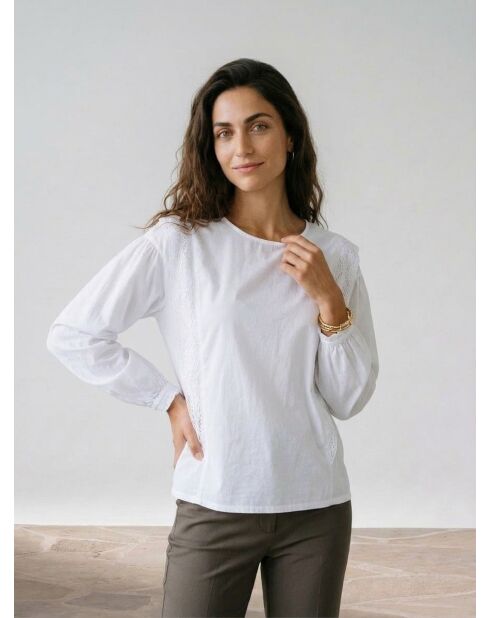 Blusa blanca Stella