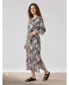 Palmenkleid Caylia aus Baumwolle und Leinen