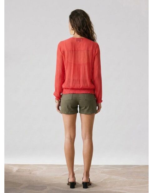 Blusa Qartil rossa