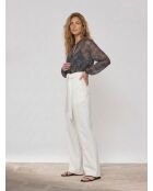 Bluse Elene in Granitfarbe