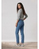 Blaue Slim-Jeans