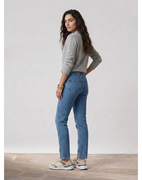 Blaue Slim-Jeans