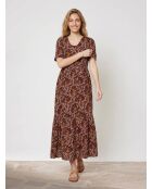 Robe longue Joy bordeaux
