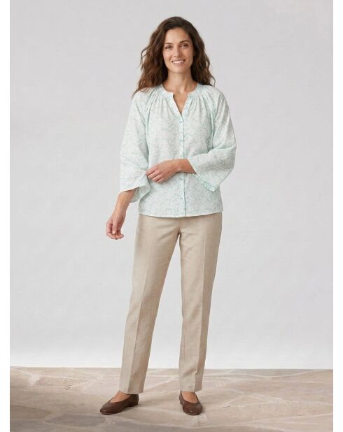 Blouse Dolene imprimée eau