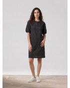 Anthrazitfarbenes Kleid Clementine