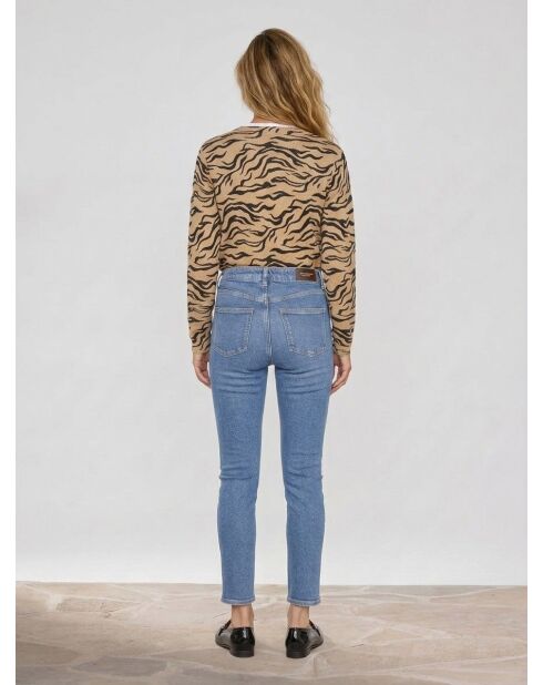 Jeans slim blu a vita alta High Five