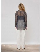 Bluse Elene in Granitfarbe