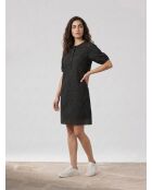 Anthrazitfarbenes Kleid Clementine