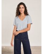T-Shirt Lane gris bleu