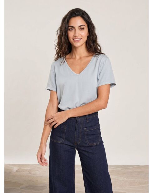 Lane grijsblauw t-shirt