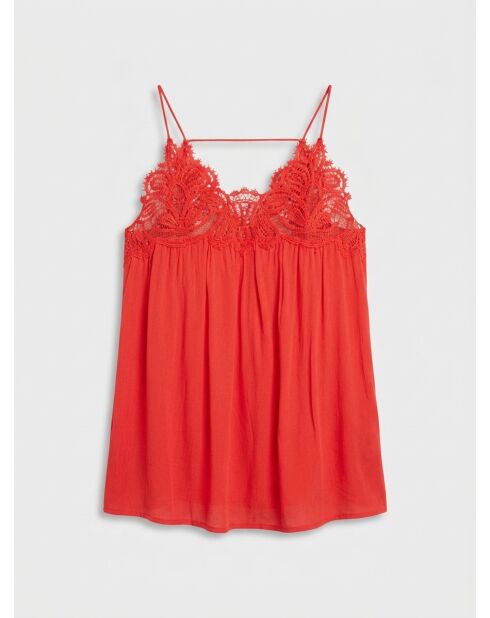 Liv ziegelrotes Top