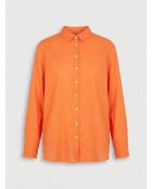 Oranje shirt van Dafne
