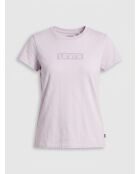 T-Shirt Tonal en Coton violet