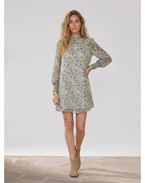 Anderson Kleid mit Strohmuster