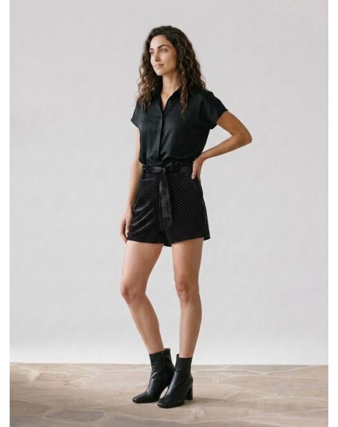 Star Young zwarte korte broek