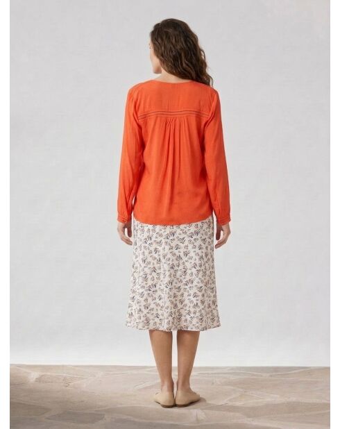 Blusa rossa Maiwenn