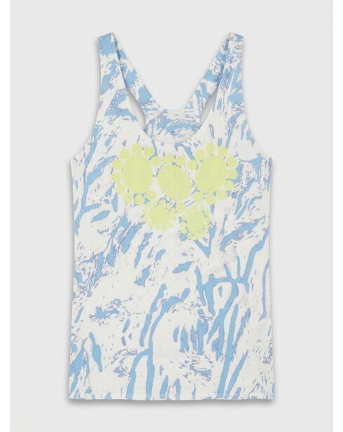 Blauwe gebreide tanktop Fausta