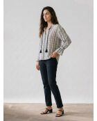 Chemise Luisa imprimée  bleue