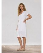Weißes Cara-Kleid