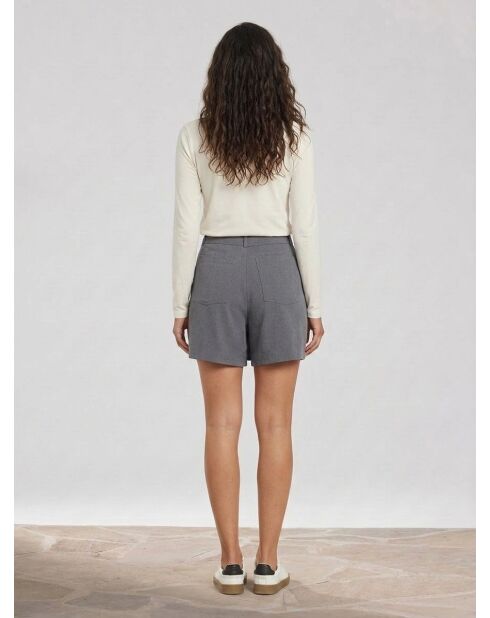 Falda corta gris Lugano
