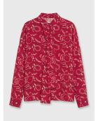 Blouse Lamia rouge