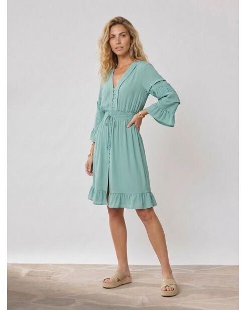 Vestido Amandine verde