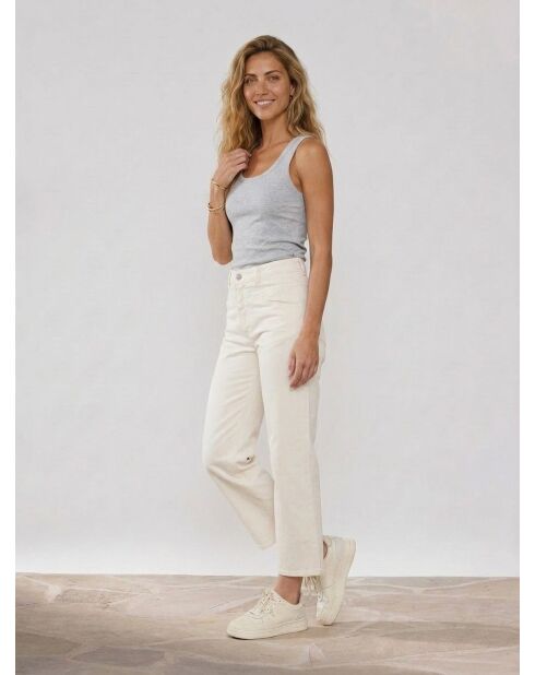 Jeans crema Mom Frida