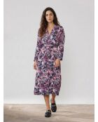 Robe Cherry imprimée rose/violet