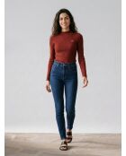 721 Skinny Sculpt Santiago Blaue Jeans mit hohem Bund