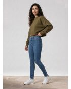 720 Super Skinny-Jeans mit hoher Taille, dunkelblau