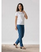 T-Shirt en Coton inscription Stockholm blanc