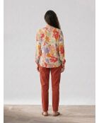 Leatitia Shirt mit Erdbeer- und Mehrfarbendruck