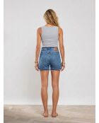 Short en jean Frange Mode bleu