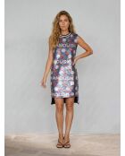 Funkelndes mehrfarbiges Paillettenkleid