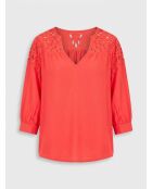 Amirah rote Bluse