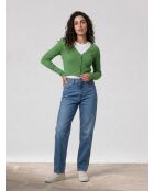 Jean high loose Taper bleu