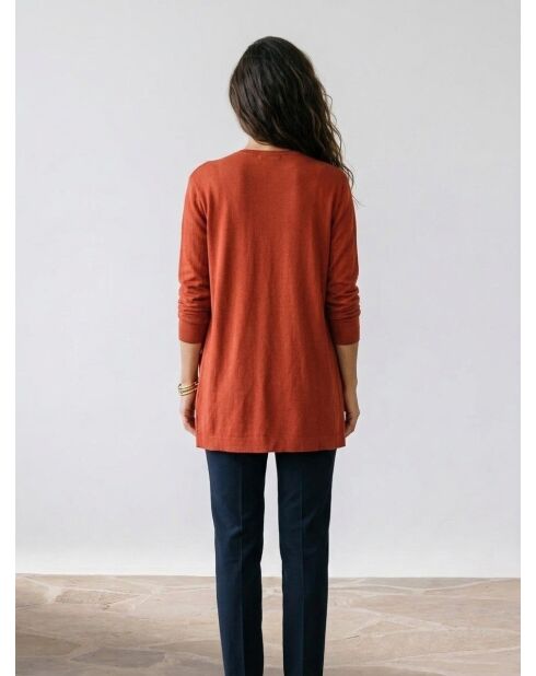 Lily burgunderrote Weste