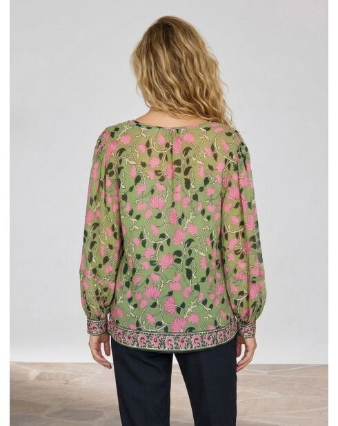 Camisa Theoxane Frieze