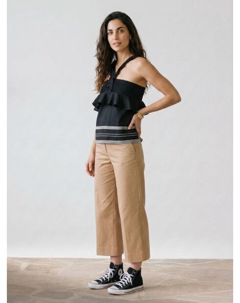 Tacuba schwarzes Top