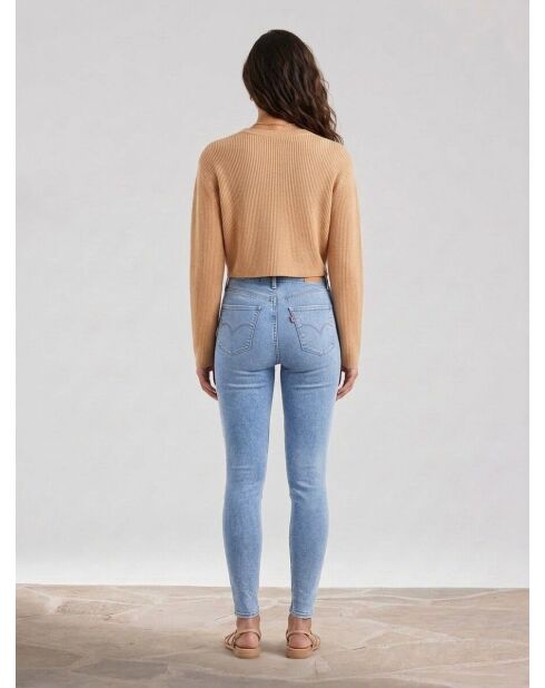 720 Hirise blaue Superskinny-Jeans