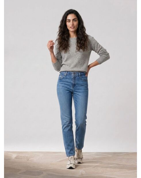 Blaue Slim-Jeans