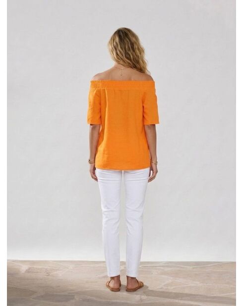 Bluse Malba aus Leinenmischung, Mango