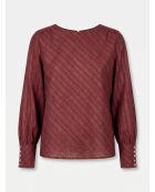 Blouse en Lin mélangé Flaubert terracotta