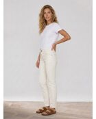 Jean droit Gisele sable blanc