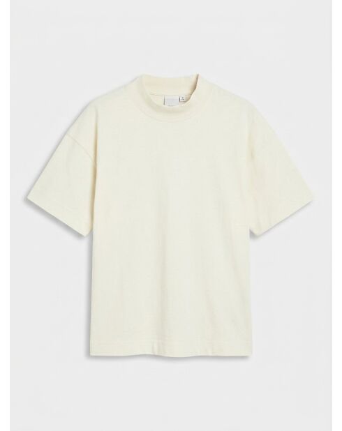 T-shirt jersey lourd écru