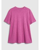T-Shirt 100% Lin Ariba rose