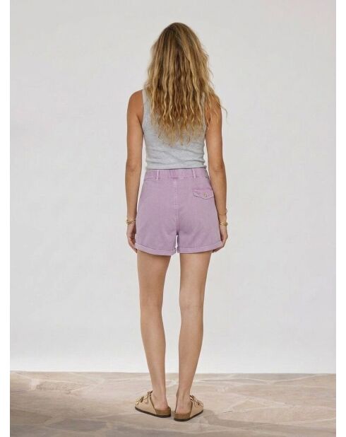 Pantalones cortos de mezclilla Purple Beach Sun Light