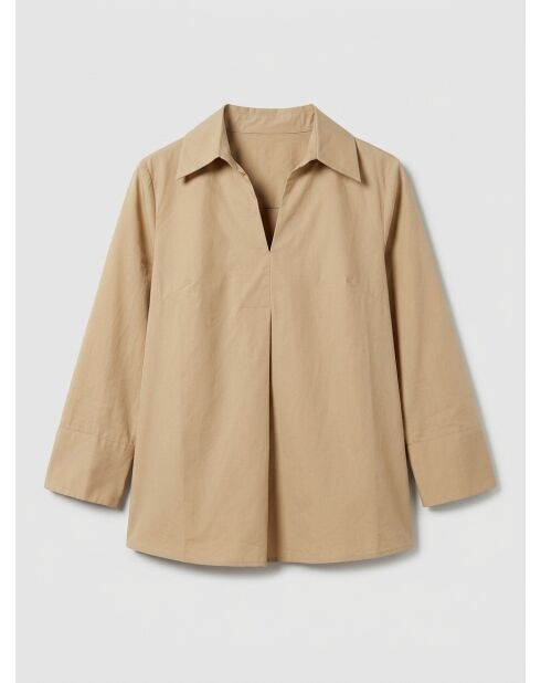 Blusa pop camel