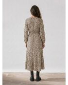 Good Today Mehrfarbiges Maxikleid mit Gänseblümchenmuster